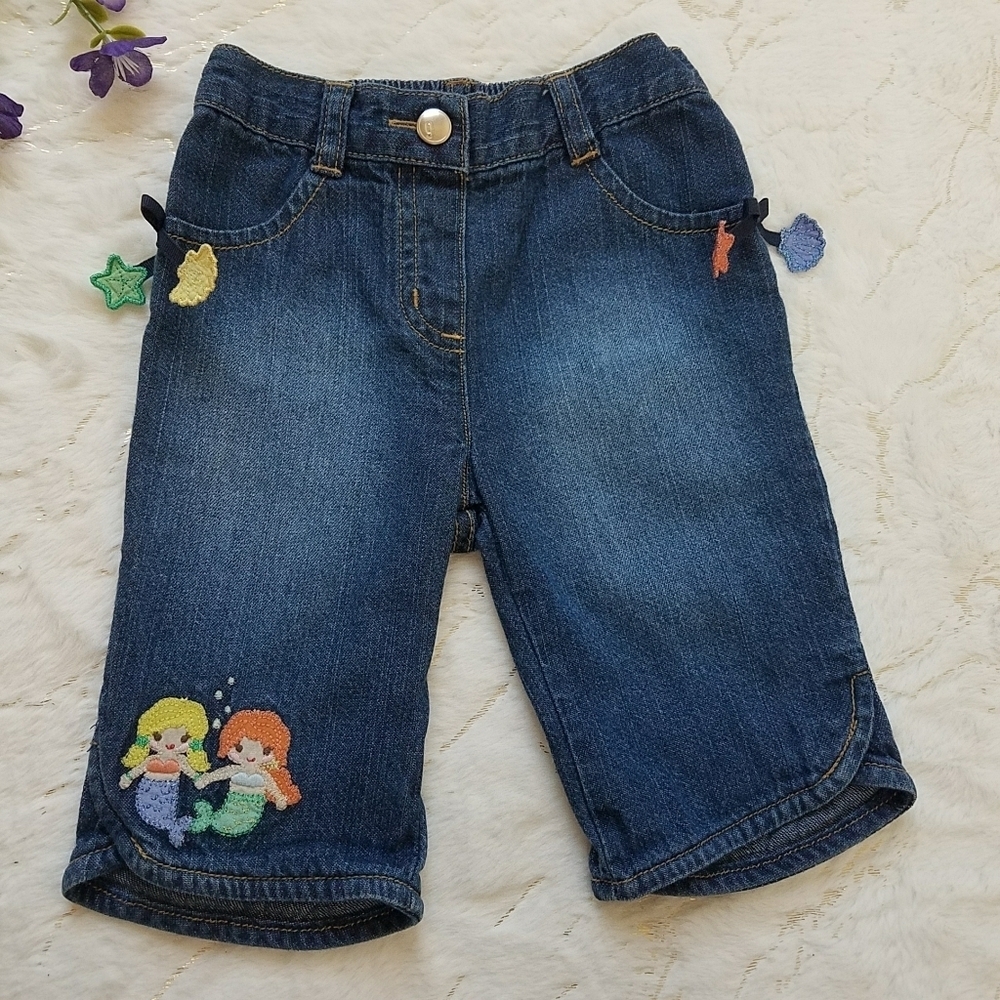 Gymboree Mermaid Denim Pants